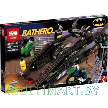 Конструктор Lepin 07067 Бэттанк: Ридлер и убежище Бэйна (673 детали)